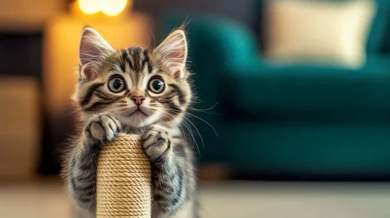 Griffoir pour chaton : Comment habituer mon jeune chat dès son arrivée ?